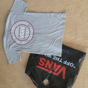 VANS The Original Checkerboard Company, short sleeved t-shirt Logos front/back